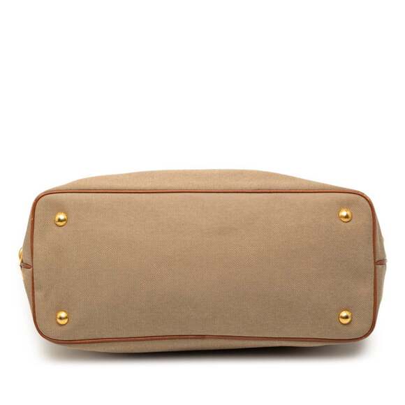 PRADA Brown Leather Shoulder Bag
